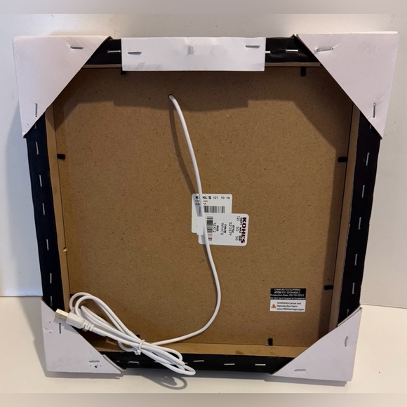 LED Rock 'n' Roll Wall Decor USB plug-in • MDF, canvas, LED components - Picture 4 of 4